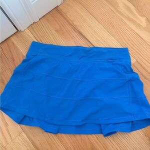 Lululemon Athletica Blue Pace Rival Skirt